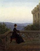 Carl Gustav Carus Woman on the Balcony china oil painting artist